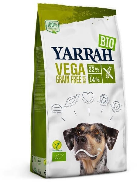 Yarrah Bio Vega getreidefrei Hunde-Trockenfutter 10kg