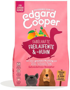 Edgard & Cooper Junior Hunde Trockenfutter Freilaufente & -Huhn 2,5kg