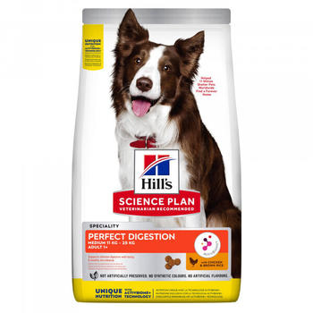Hill's Science Plan Canine Perfect Digestion Adult Medium Huhn & Reis Trockenfutter 2,5kg