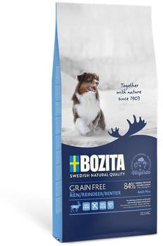 Bozita Adult Dog Grain Free Rentier Trockenfutter 12,5kg