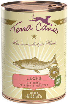 Terra Canis Classic Lachs mit Hirse Pfirsich & Kräutern 400g