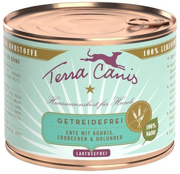 Terra Canis Ente mit K&uuml;rbis Erdbeeren und Holunder 200g