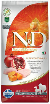 Farmina N&D Adult Minigrain Free Chicken pumpkin and pomegranate 12kg