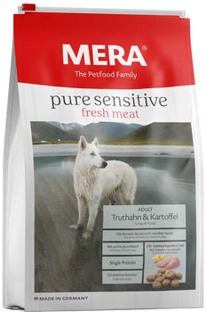 Mera The Petfood Family MERA Pure Sensitive Fresh Meat Truthahn & Kartoffel 12,5kg