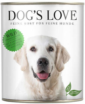 Dog's Love Wild mit Kartoffel Zwetschge und Sellerie 800g