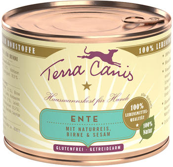 Terra Canis Ente mit Naturreis Rote Bete Birne und Sesam 200g