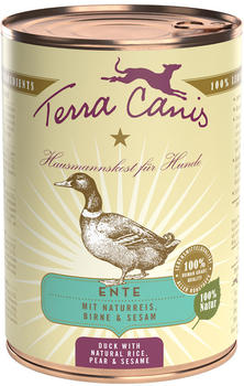 Terra Canis Ente mit Naturreis Rote Bete Birne und Sesam 400g