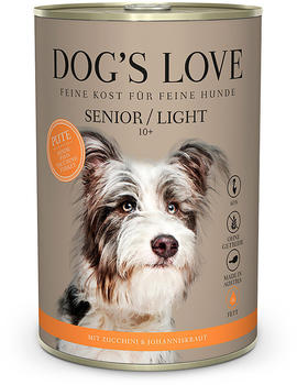 Dog's Love Senior Pute Light mit Zucchini und Johanniskraut 400g