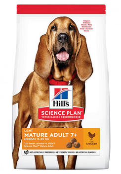 Hill's Science Plan Canine Mature Adult 7+ Medium Light Huhn Trockenfutter 2,5kg