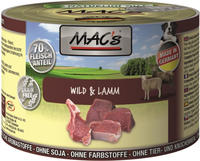 MACs Dog Wild & Lamm | 6X 200g Hundefutter nass