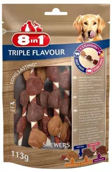 8in1 Triple Flavour Skewers 113g 8in1 Triple Flavour Skewers 113g