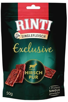 Rinti Singlefleisch Exclusive Snack Hirsch 50g