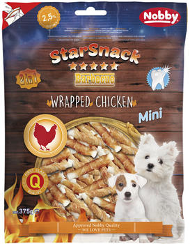 Nobby Starsnack Barbecue MINI Wrapped Chicken 375 g