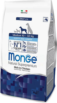 Monge Medium Puppy & Junior - Chicken (3 Kg)
