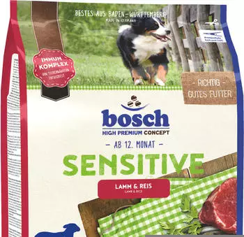 bosch Adult Sensitive Trockenfutter Lamm & Reis 3kg