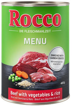 Lukullus Rocco Menü Rind, Gemüse, Reis (400 g)