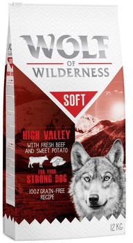 Wolf of Wilderness Dry Dog Food Adult Soft "High Valley" - Beef (1kg)