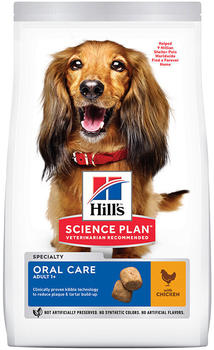 Hill's Science Plan Canine Adult Oral Care mit Huhn Trockenfutter 12kg