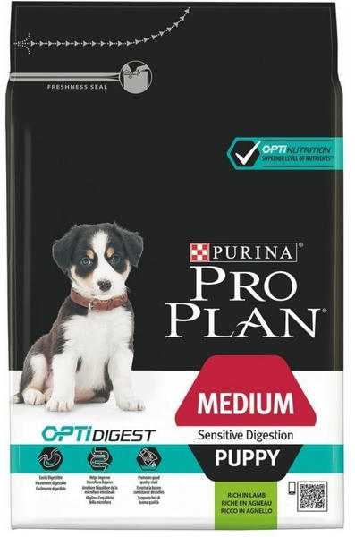Purina Pro Plan OptiDigest Medium Puppy Lamm 12kg