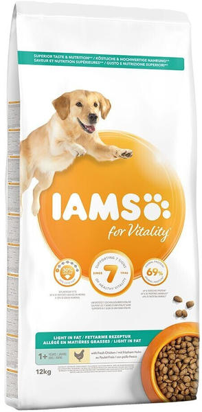 IAMS For Vitality Chicken 2 x 12kg Adult Small & Medium