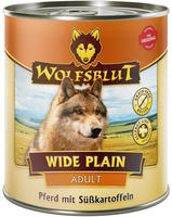 Wolfsblut Hunde-Nassfutter Wide Plain Adult Pferd mit S&uuml;&szlig;kartoffeln 800 g
