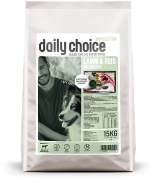 daily choice Sensitiv Lamm & Reis mit Erbsen 15kg