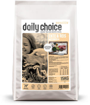 daily choice Sensitiv Ente und Reis mit Erbsen 15kg