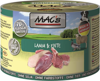 MAC's Dog Lamm & Ente Nassfutter 200g