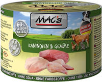 MACs Dog Kaninchen & Gem&uuml;se | 6X 200g Hundefutter