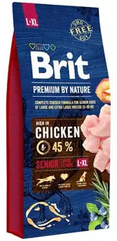 Brit Premium by Nature Senior Trockenfutter L/XL 15kg Brit Premium by Nature Senior Trockenfutter L/XL 15kg