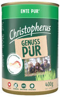 Christopherus Pur Ente 400 g - 6 St&uuml;ck, Nassfutter f&uuml;r: Hund
