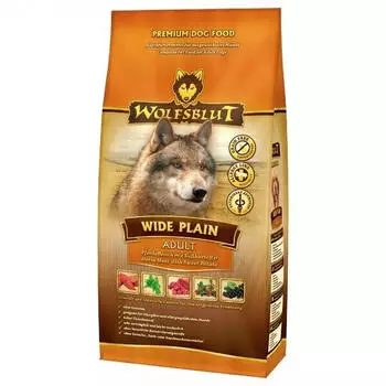 Wolfsblut Wide Plain Adult Trockenfutter Pferdefleisch mit Süßkartoffel 12,5kg