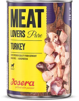 Josera Meat Lovers Pure Turkey/Pute Nassfutter 800g Josera Meat Lovers Pure Turkey/Pute Nassfutter 800g