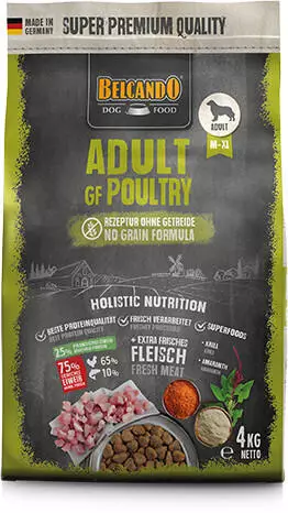 Belcando Adult Grain-Free Geflügel Hundetrockenfutter 4kg