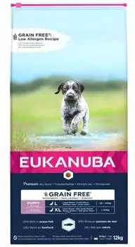Eukanuba Puppy Large Breed Grain Free Seefisch Trockenfutter 12kg