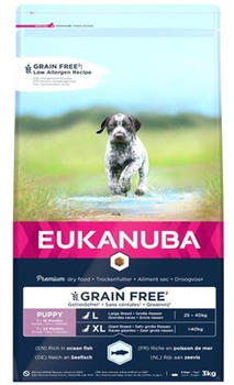 Eukanuba Puppy Large Breed Grain Free Seefisch Trockenfutter 3kg
