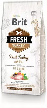 Brit Hund Fit&Slim Truthan und Erbsen Trockenfutter 12kg Brit Hund Fit&Slim Truthan und Erbsen Trockenfutter 12kg