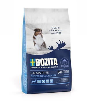 Bozita Adult Dog Grain Free Rentier Trockenfutter 1,1kg