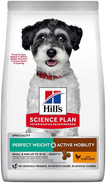 Hill's Science Plan Canine Perfect Weight & Active Mobility Adult Small & Mini chicken (6 kg)