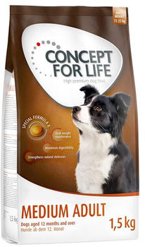 Concept for Life Medium Adult Hund Trockenfutter 1,5kg