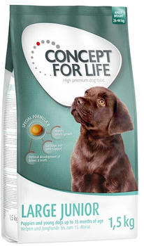 Concept for Life Large Junior Hund Trockenfutter 1,5kg