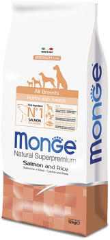 Monge All Breeds Puppy & Junior - Salmon and rice (12 kg)