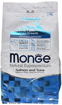 Monge Superpremium Adult - All Breeds Hypo Tuna & Salmon Grain Free 2,5 kg