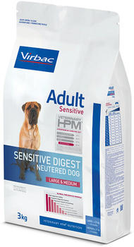 Virbac Veterinary HPM Adult Sensitive Digest Neutered dog Large & Medium 3kg