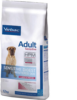 Virbac Veterinary HPM Adult Sensitive Digest Neutered dog Large & Medium 12kg