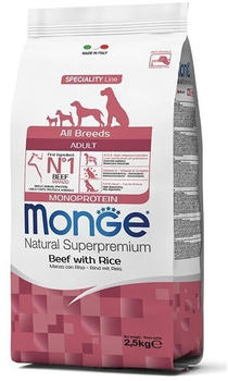 Monge Adult All Breeds Beef with Rice (12 kg.)
