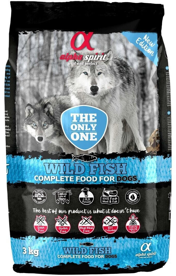 Alpha Spirit The Only One Hund Wild Fish Trockenfutter 3kg Test TOP  Angebote ab 26,19 € (Juni 2023)