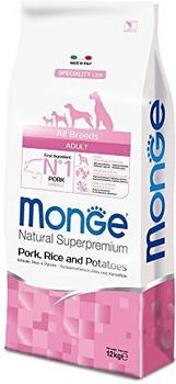 Monge All Breeds Adult - Pork, Rice and Potatoes (12 kg)