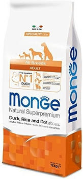 Monge All Breeds Adult - Duck Rice and Potatoes 12kg