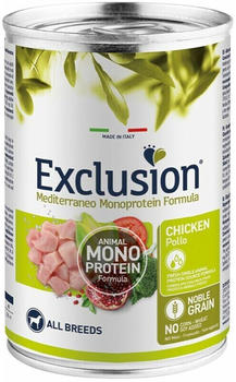 Exclusion Dog Mediterraneo Noble Grain All Breeds Adult Chicken (400g)